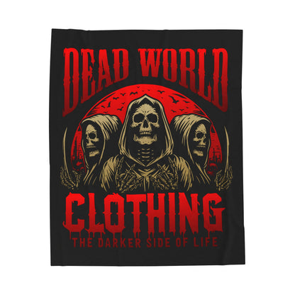 Dark Themed Plush Blanket