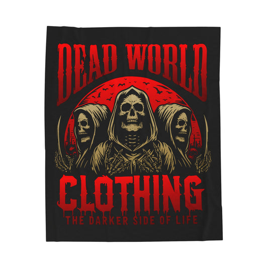 Dark Themed Plush Blanket