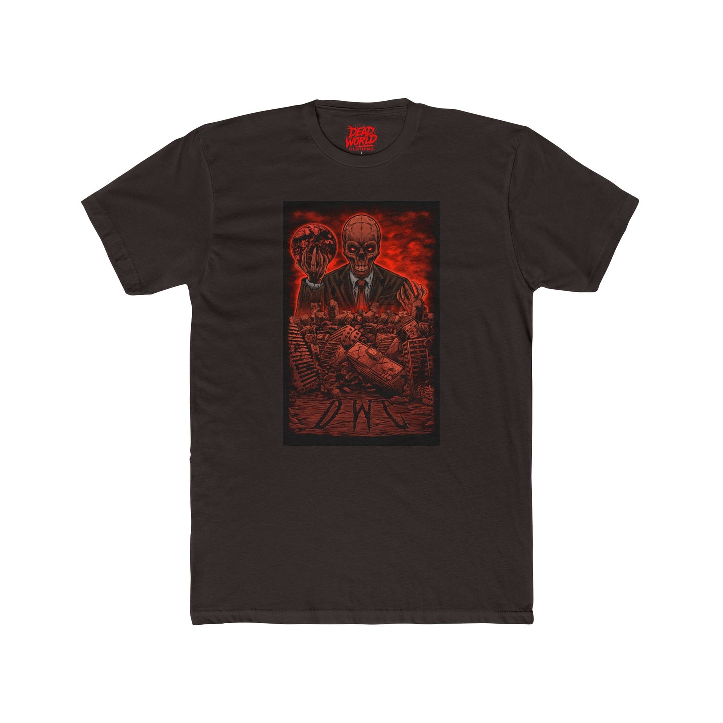 DWC Apocalyptic Graphic Tee — Red Occult Night Design