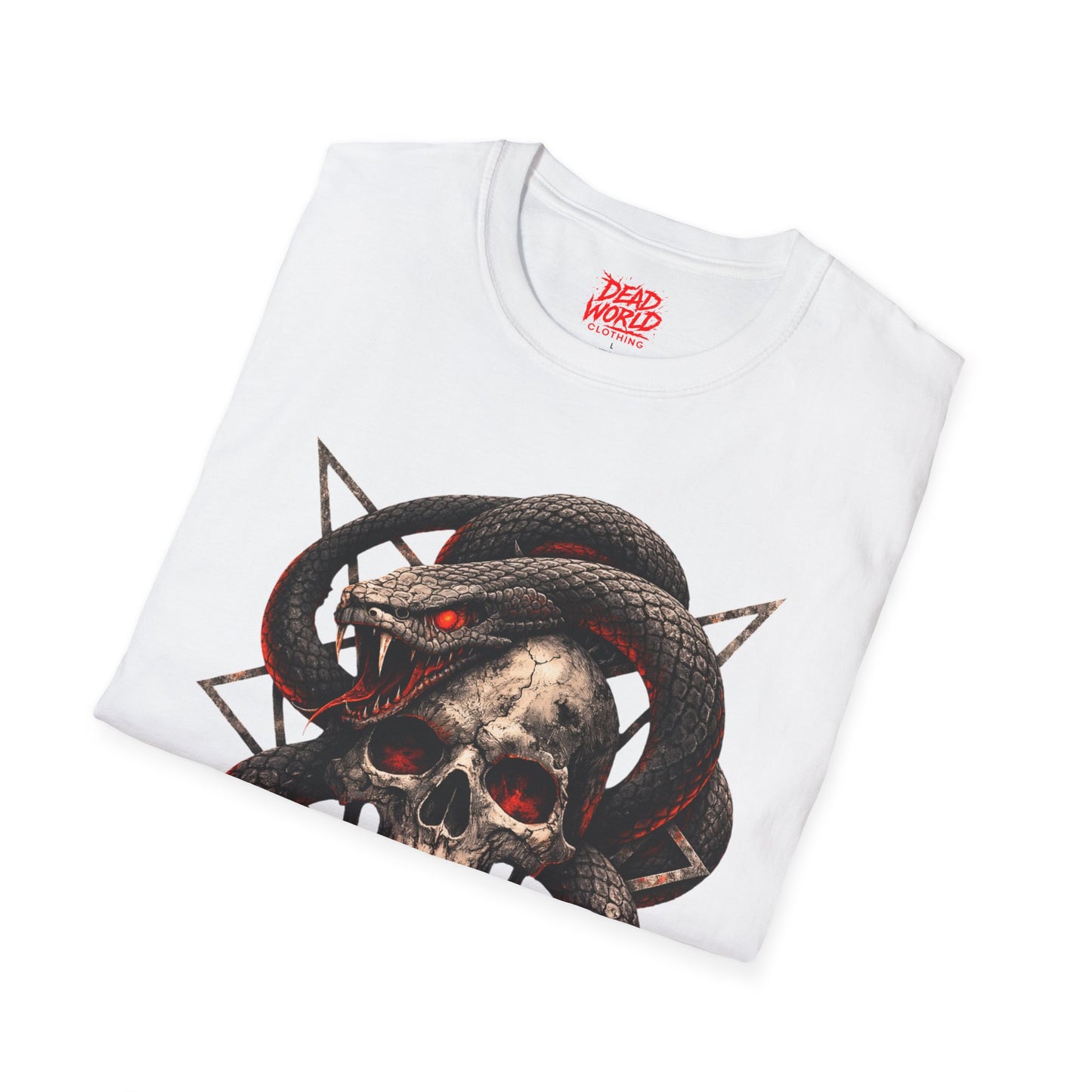 Skull & Snake Graphic T-Shirt