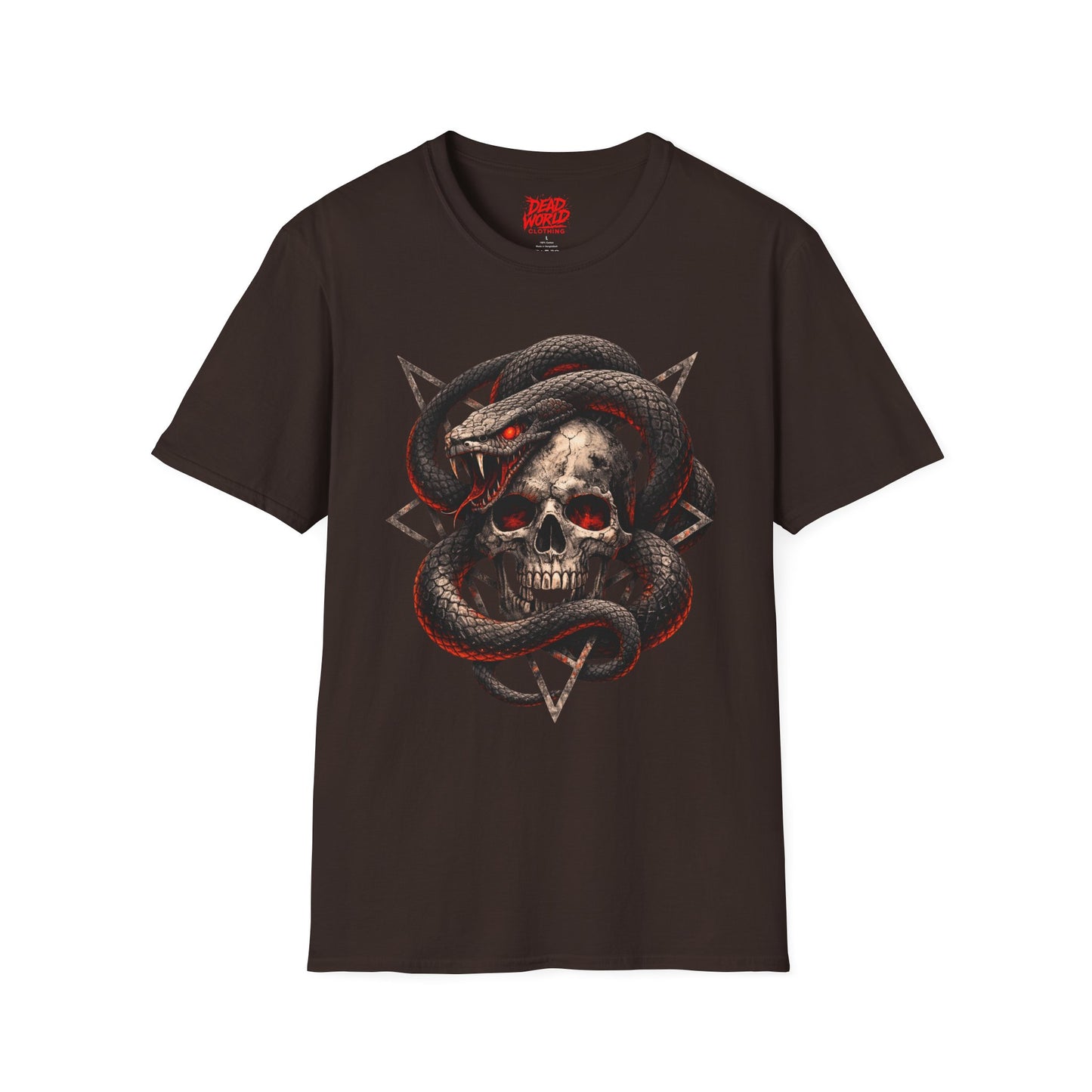 Skull & Snake Graphic T-Shirt