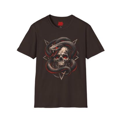 Skull & Snake Graphic T-Shirt