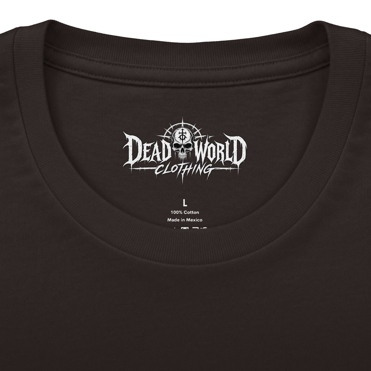 Dead World Clothing  'Bow to Nothing' Dark Gothic Graphic Shirt
