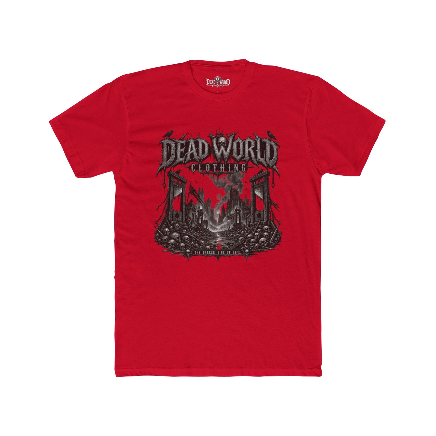 Dead World Clothing Graphic Tee — Apocalyptic Gothic-Style T-Shirt