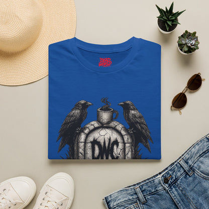 Apocalypse Coffee T-Shirt — "First Coffee, Then The Apocalypse" Raven Graveyard Tee