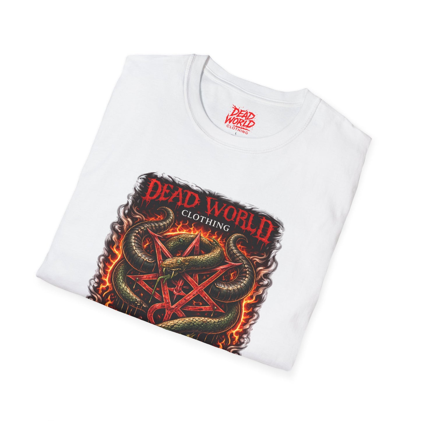 Dead World Clothing ("Sin Incarnate") Serpent Crest Graphic Tee