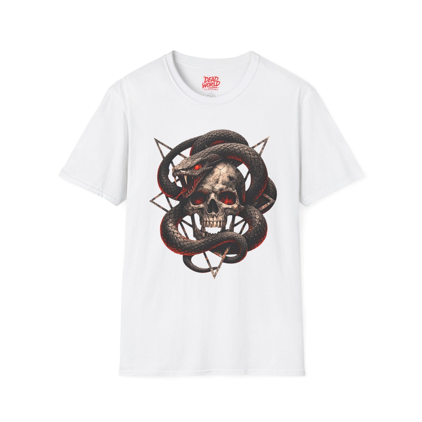 Skull & Snake Graphic T-Shirt