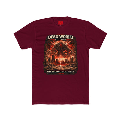 Dead World Clothing 'The Second God Rises' T-Shirt — Apocalyptic Horror Graphic Tee