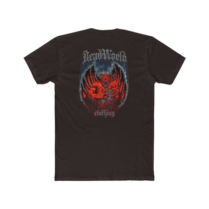 Demon Unisex Tee Shirt - Dark and Edgy Cotton Crew Tee for Metal and Horror fans