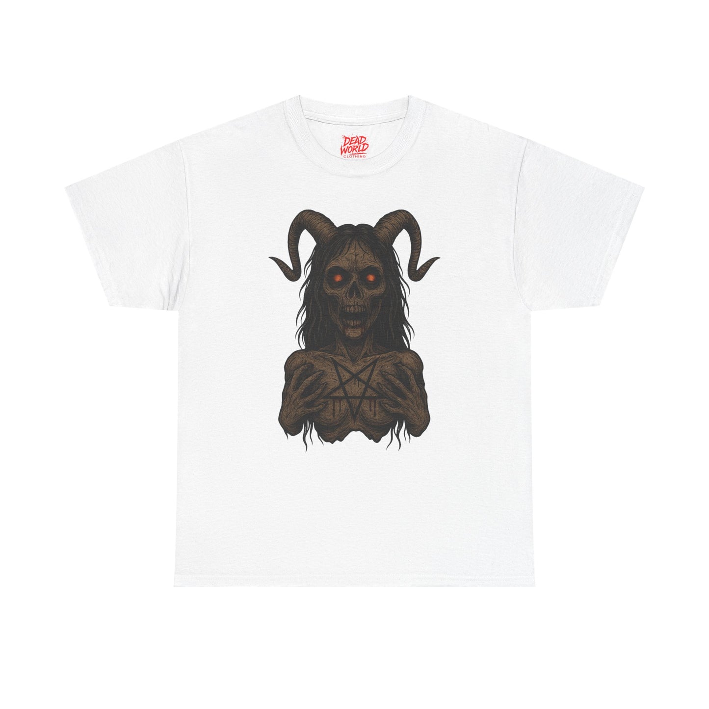 Occult Dark Goat Demon T-Shirt — Horror Graphic Tee