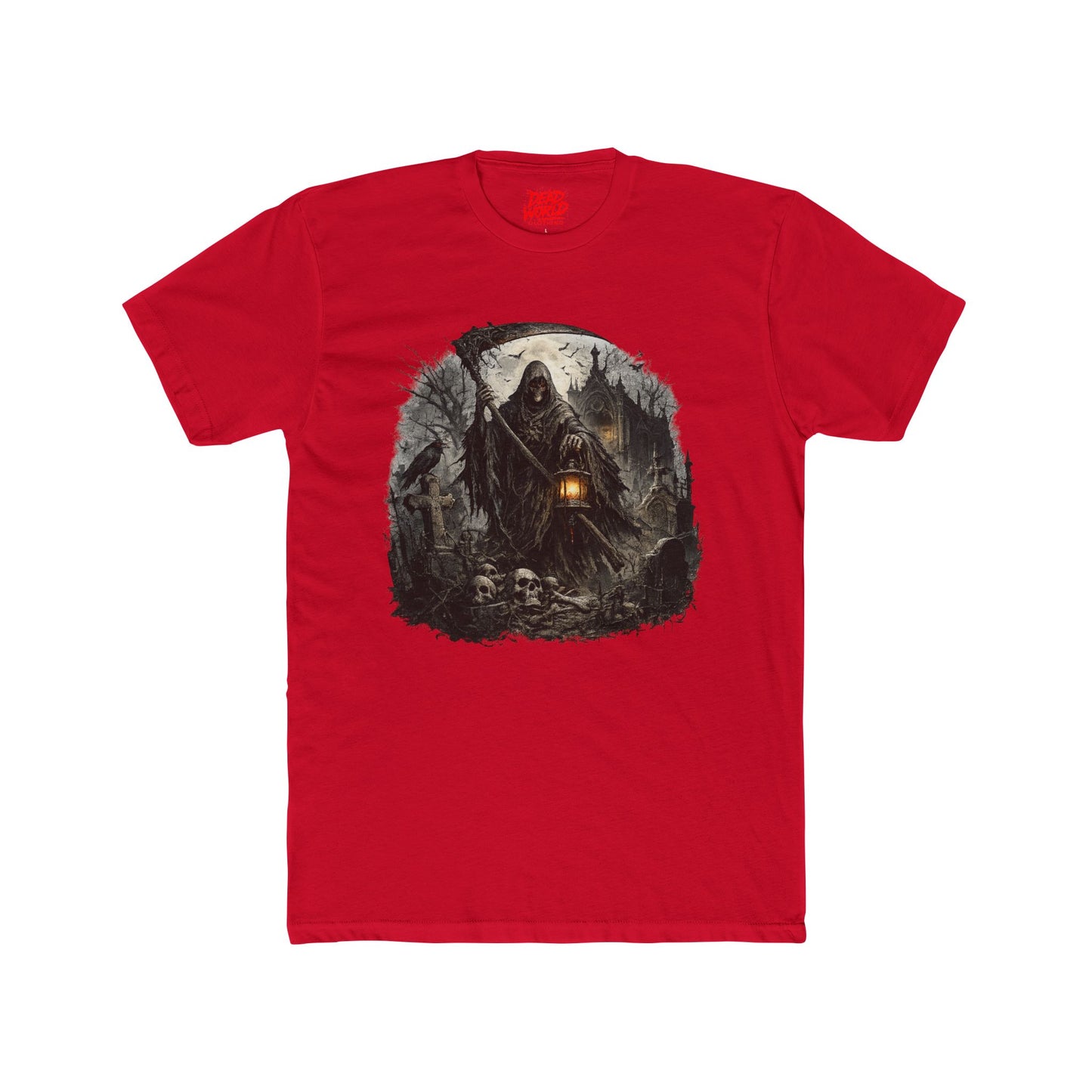 Death in a Cemetery Crew tee