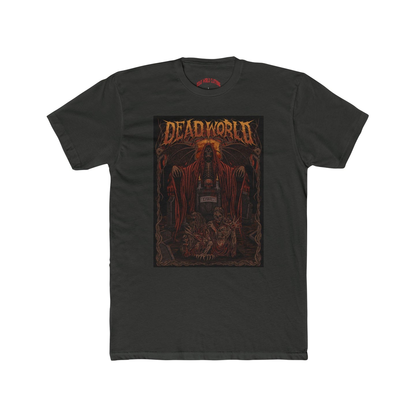 Dead World - Men's Cotton Crew Tee