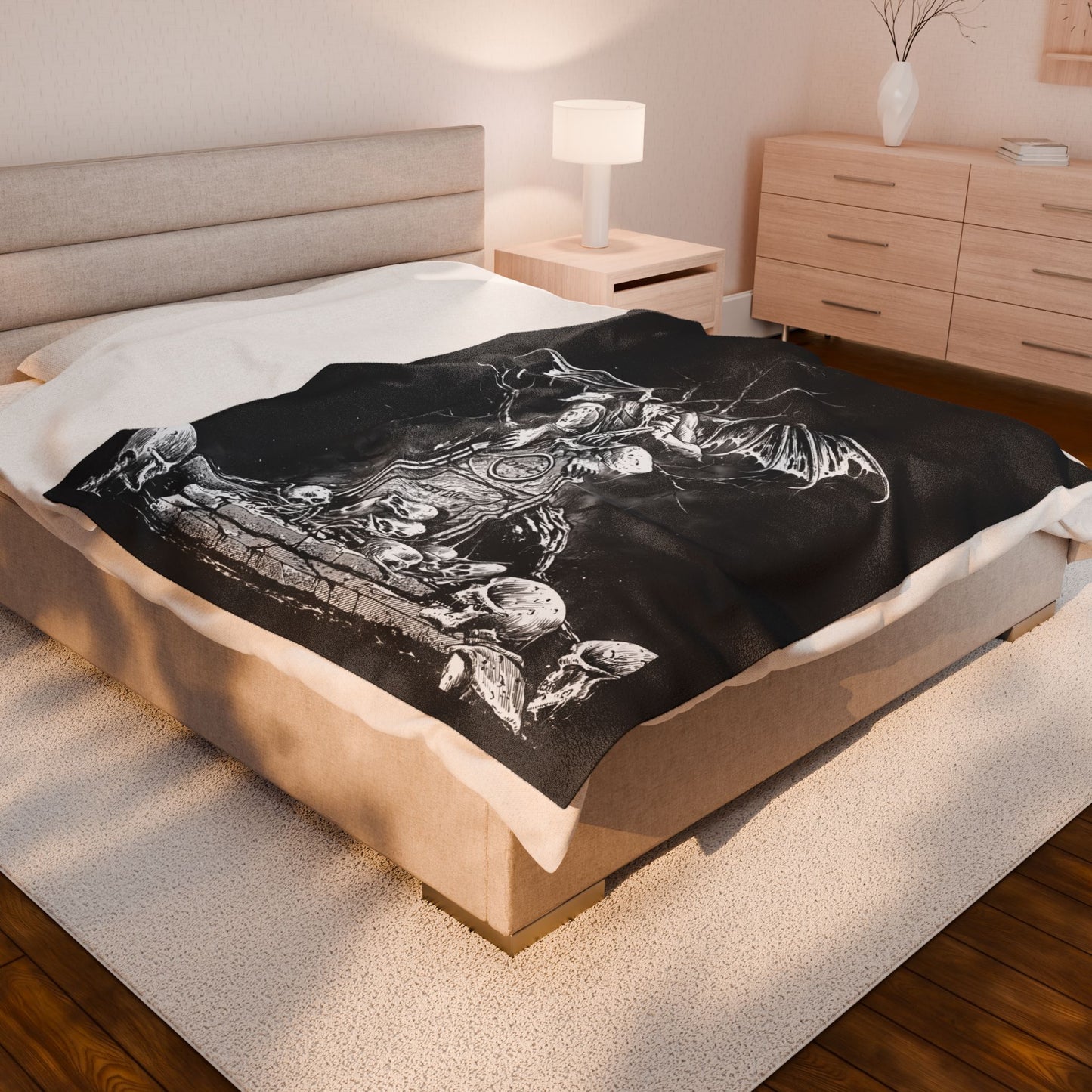 Feast Plush Blanket - Cozy Halloween Decor