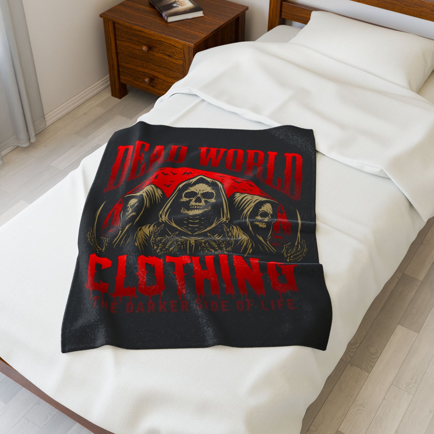 Dark Themed Plush Blanket