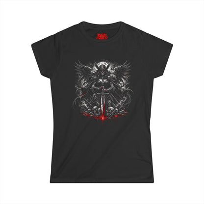 Graphic Tee — Viking Warrior Skull Sword Design (Women’s)