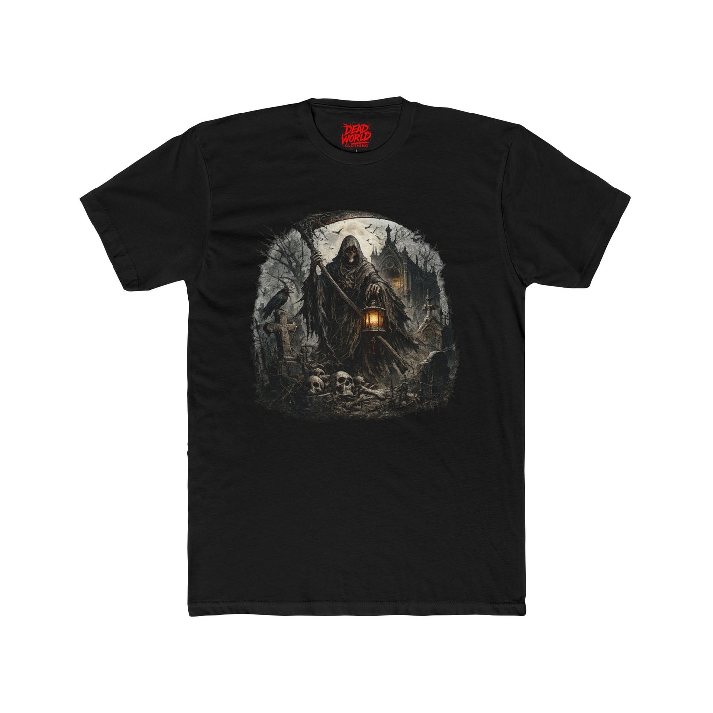 Death in a Cemetery Crew tee