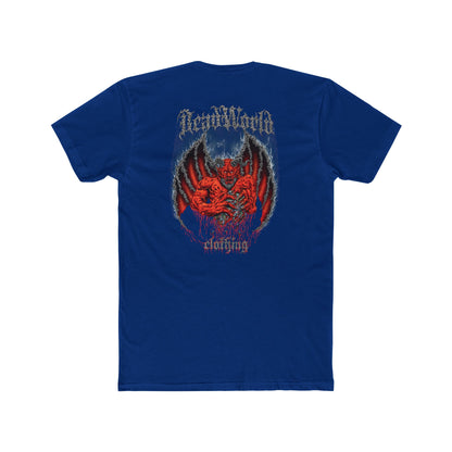 Demon Unisex Tee Shirt - Dark and Edgy Cotton Crew Tee for Metal and Horror fans
