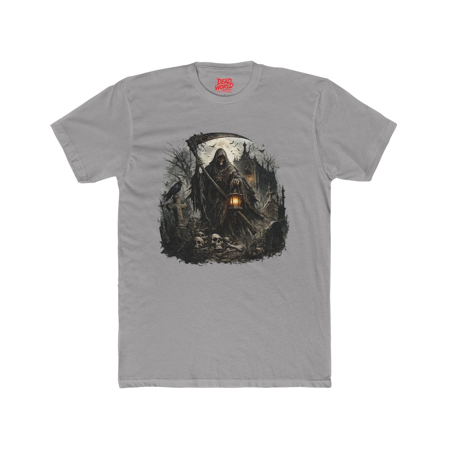 Death in a Cemetery Crew tee