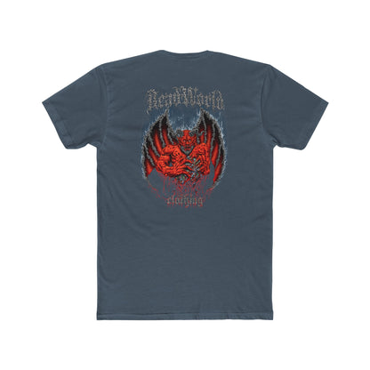 Demon Unisex Tee Shirt - Dark and Edgy Cotton Crew Tee for Metal and Horror fans