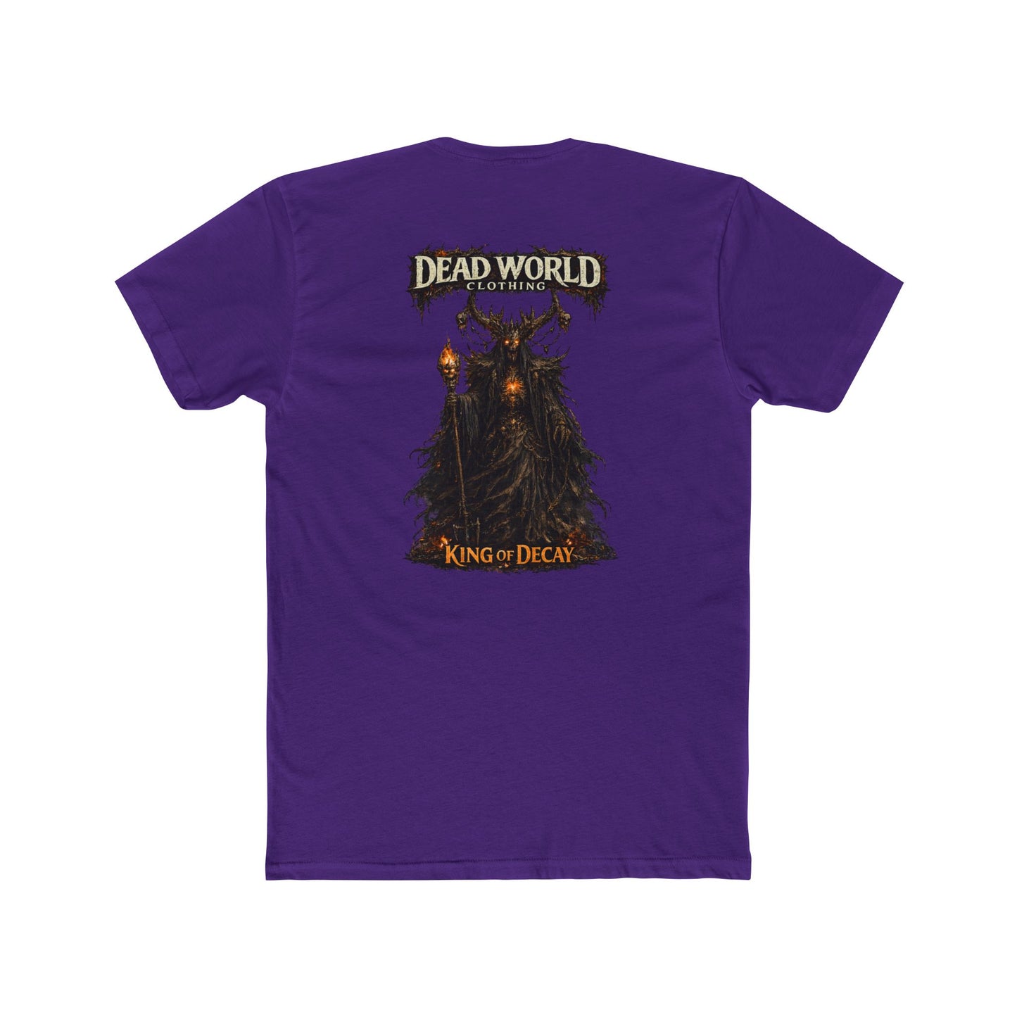 Dead World Clothing "King of Decay" T‑Shirt — Gothic Horror Graphic Tee