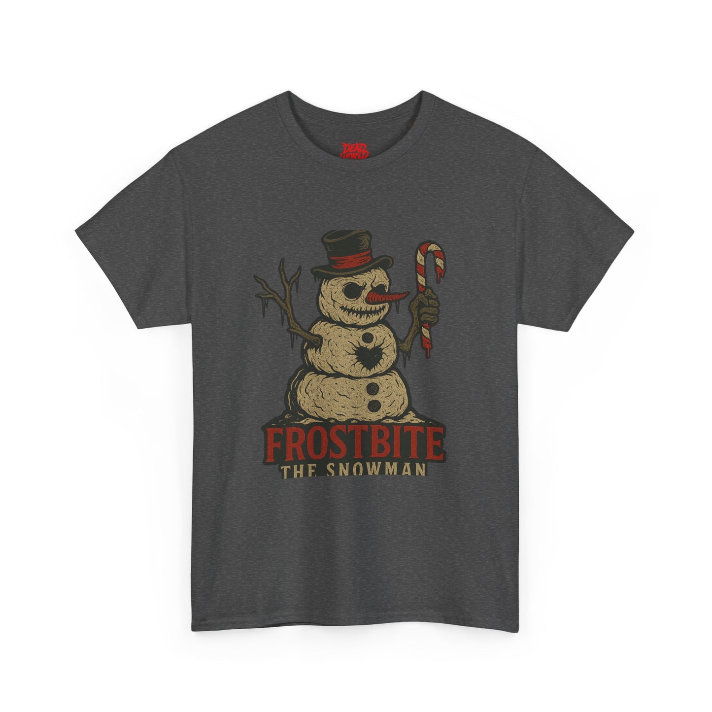Frostbite the Snowman Vintage Horror Holiday T-Shirt