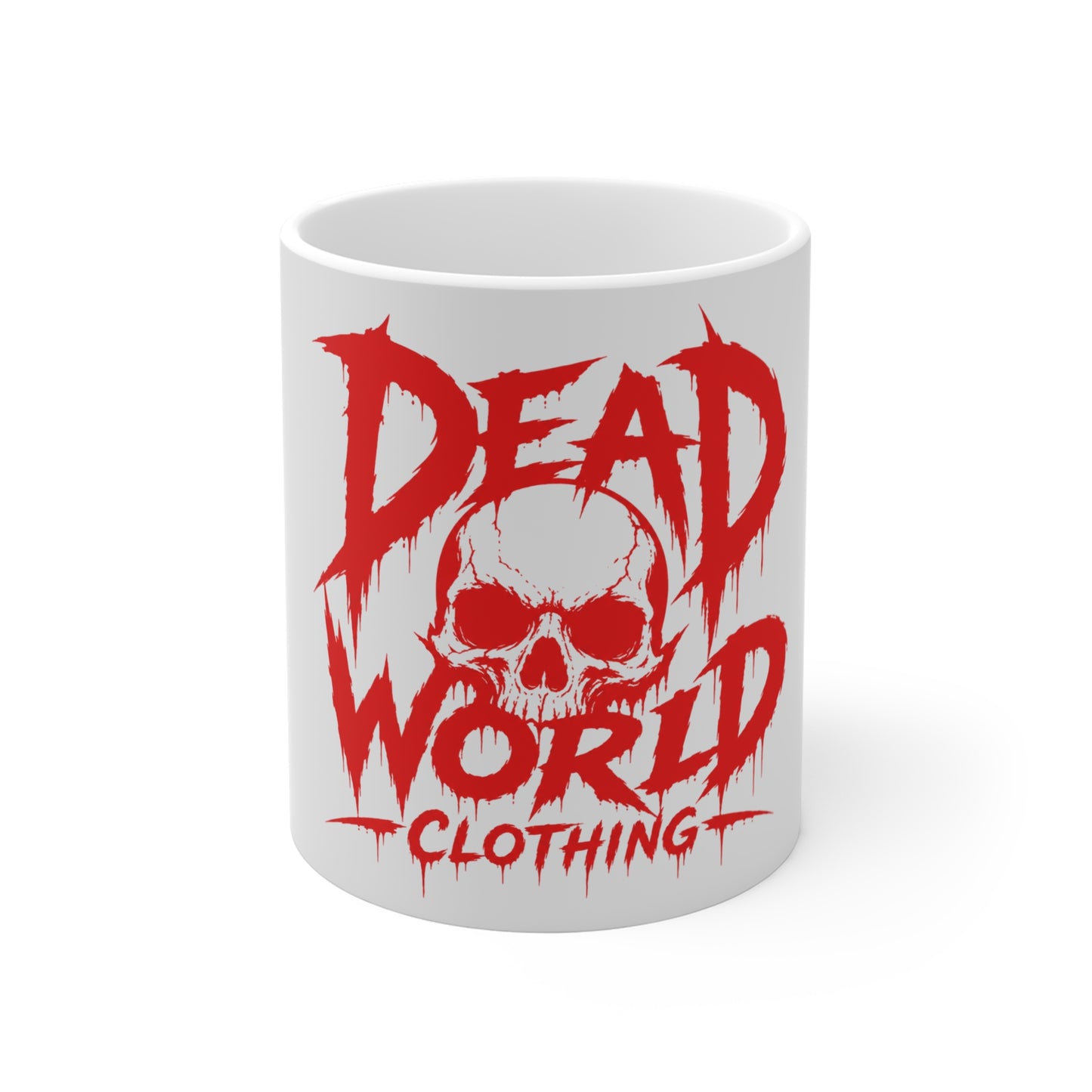 Dead World Clothing Skull Mug — Gothic Skull 11oz Coffee Cup