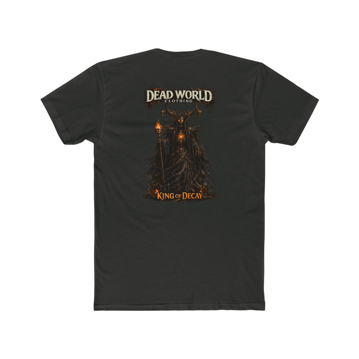 Dead World Clothing "King of Decay" T‑Shirt — Gothic Horror Graphic Tee