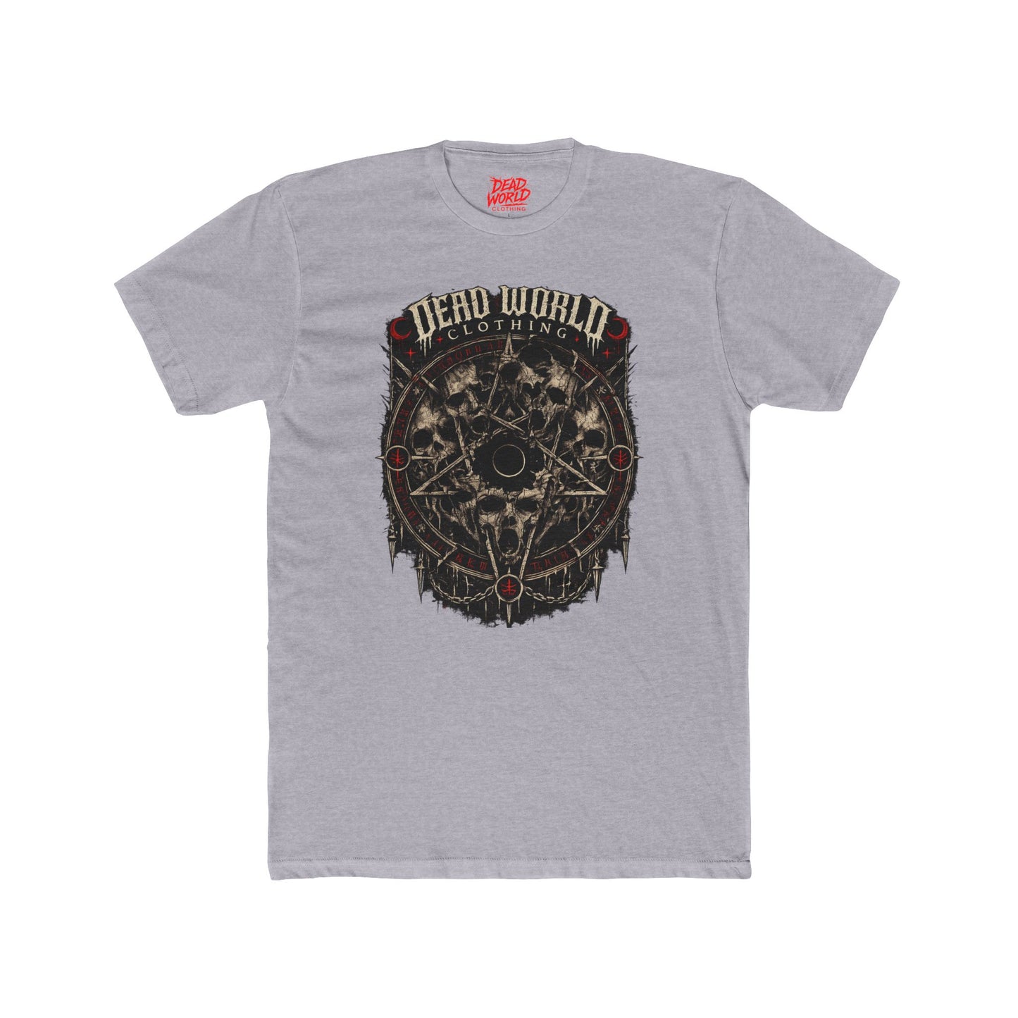 Dead World Clothing Skull Pentagram Tee — Gothic Style T-Shirt