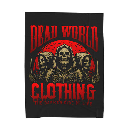 Dark Themed Plush Blanket