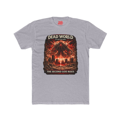 Dead World Clothing 'The Second God Rises' T-Shirt — Apocalyptic Horror Graphic Tee