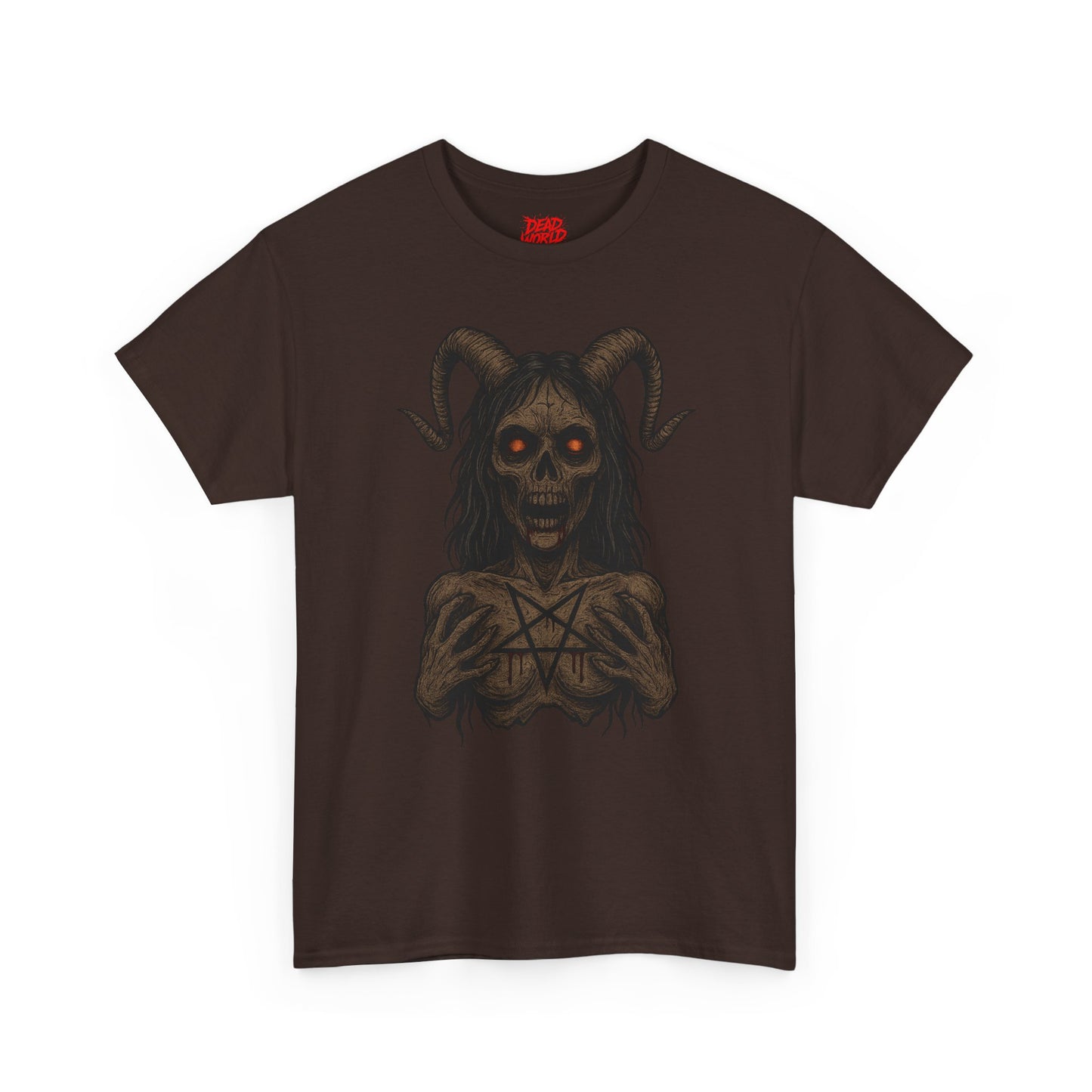 Occult Dark Goat Demon T-Shirt — Horror Graphic Tee