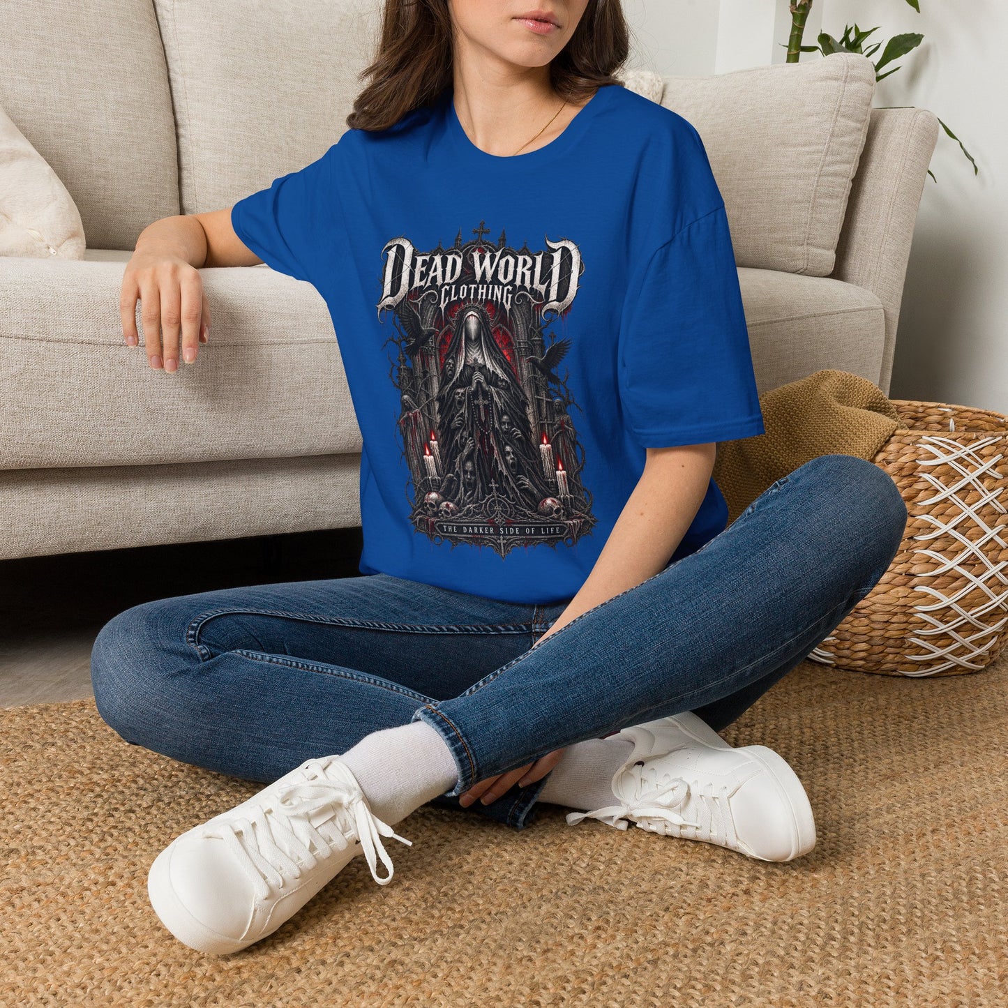 Dead World Clothing Gothic Graphic T-Shirt —Mother of the Hollow Tee