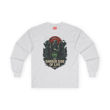 Gothic Skull Forest Long Sleeve Tee — "The Darker Side of Life"