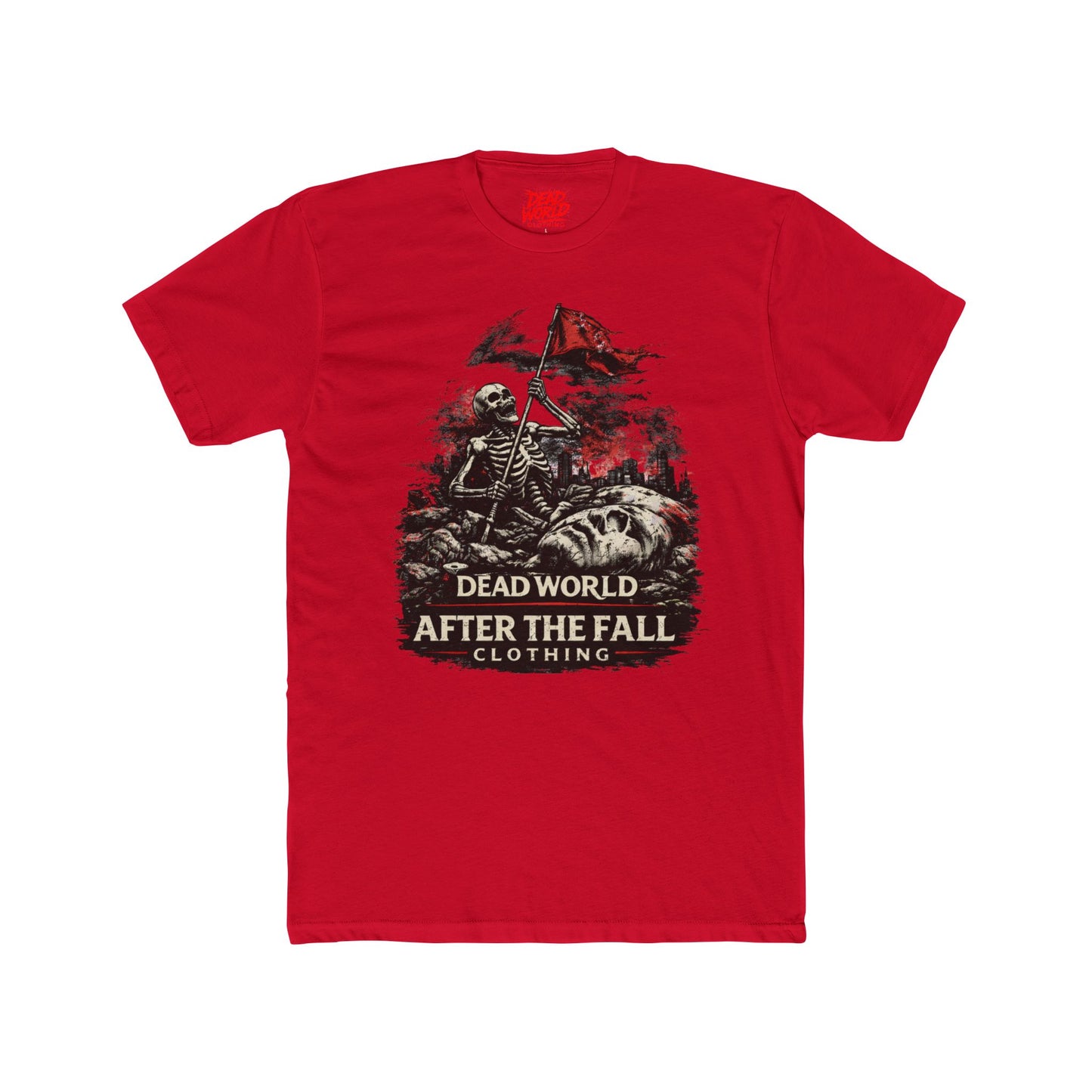 Dead World Clothing  "After the Fall" Graphic Tee — Apocalyptic Skeleton Design