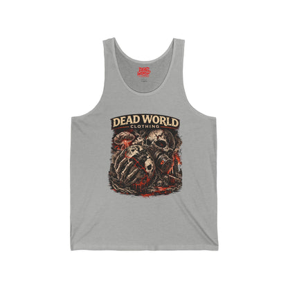 Dead World Clothing Skull & Zombie Unisex Jersey Tank