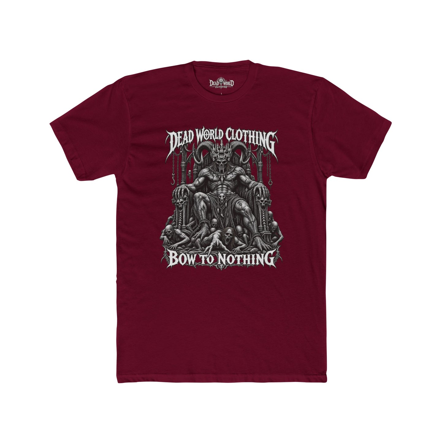 Dead World Clothing  'Bow to Nothing' Dark Gothic Graphic Shirt