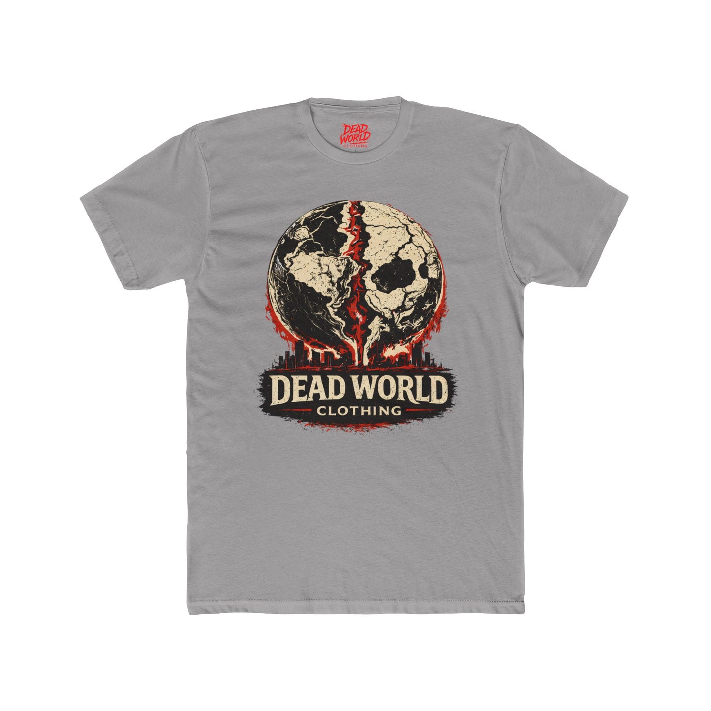 Dead World Clothing Skull Tee — Horror Graphic T-Shirt