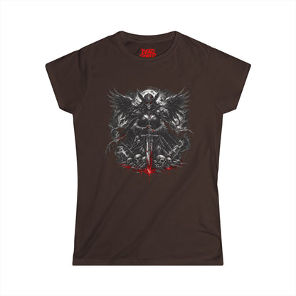 Graphic Tee — Viking Warrior Skull Sword Design (Women’s)