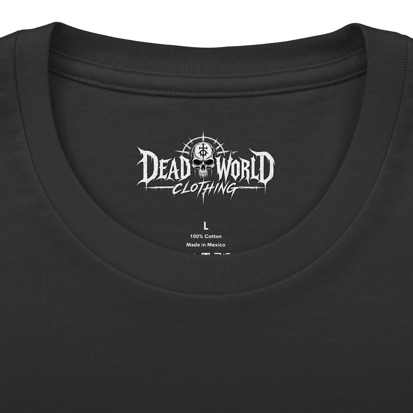 Dead World Clothing  'Bow to Nothing' Dark Gothic Graphic Shirt