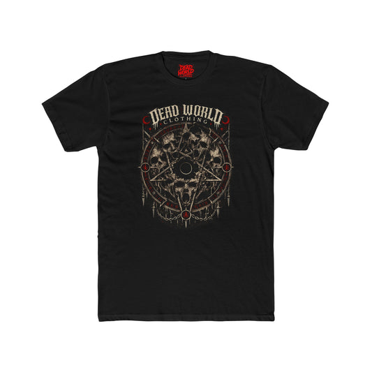 Dead World Clothing Skull Pentagram Tee — Gothic Style T-Shirt