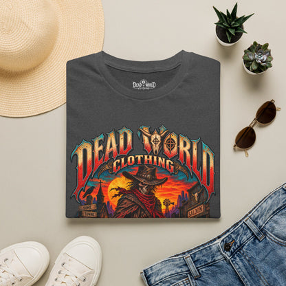 Graphic T-Shirt — "Dead World Clothing" Desert Outlaw Sunset Tee