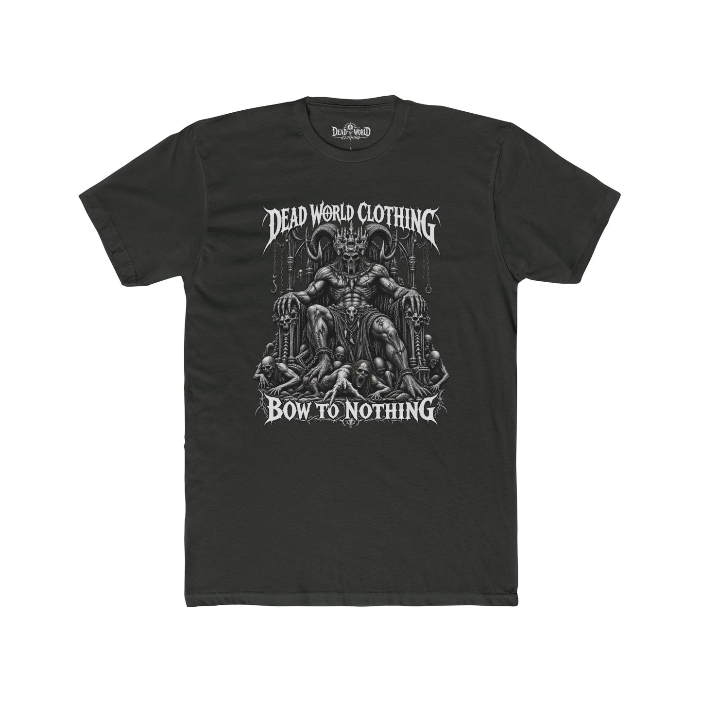 Dead World Clothing  'Bow to Nothing' Dark Gothic Graphic Shirt