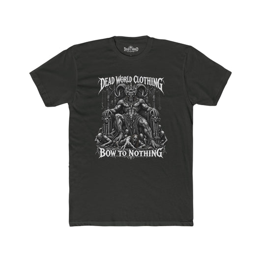 Dead World Clothing  'Bow to Nothing' Dark Gothic Graphic Shirt