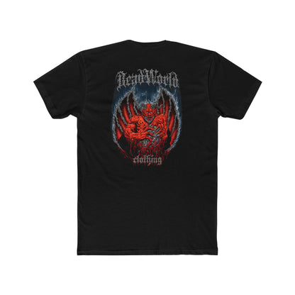 Demon Unisex Tee Shirt - Dark and Edgy Cotton Crew Tee for Metal and Horror fans