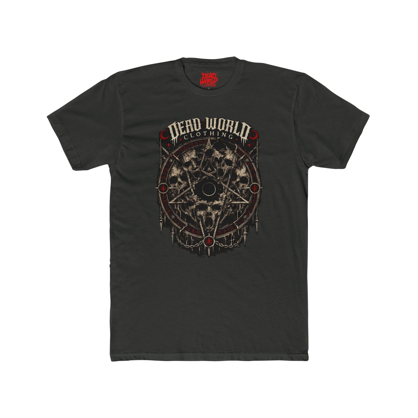 Dead World Clothing Skull Pentagram Tee — Gothic Style T-Shirt