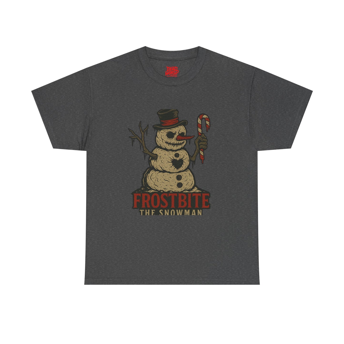 Frostbite the Snowman Vintage Horror Holiday T-Shirt