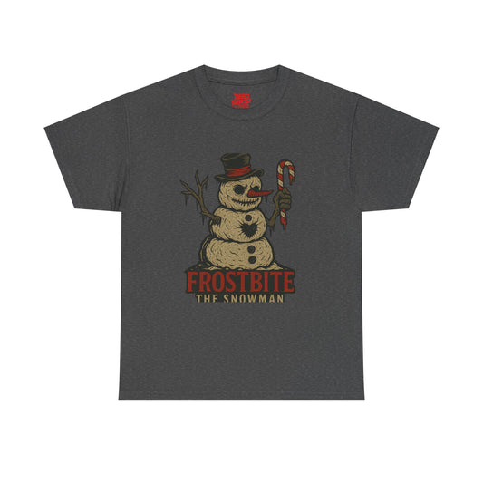 Frostbite the Snowman Vintage Horror Holiday T-Shirt