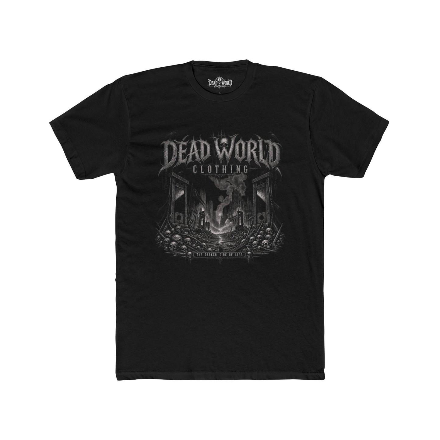 Dead World Clothing Graphic Tee — Apocalyptic Gothic-Style T-Shirt