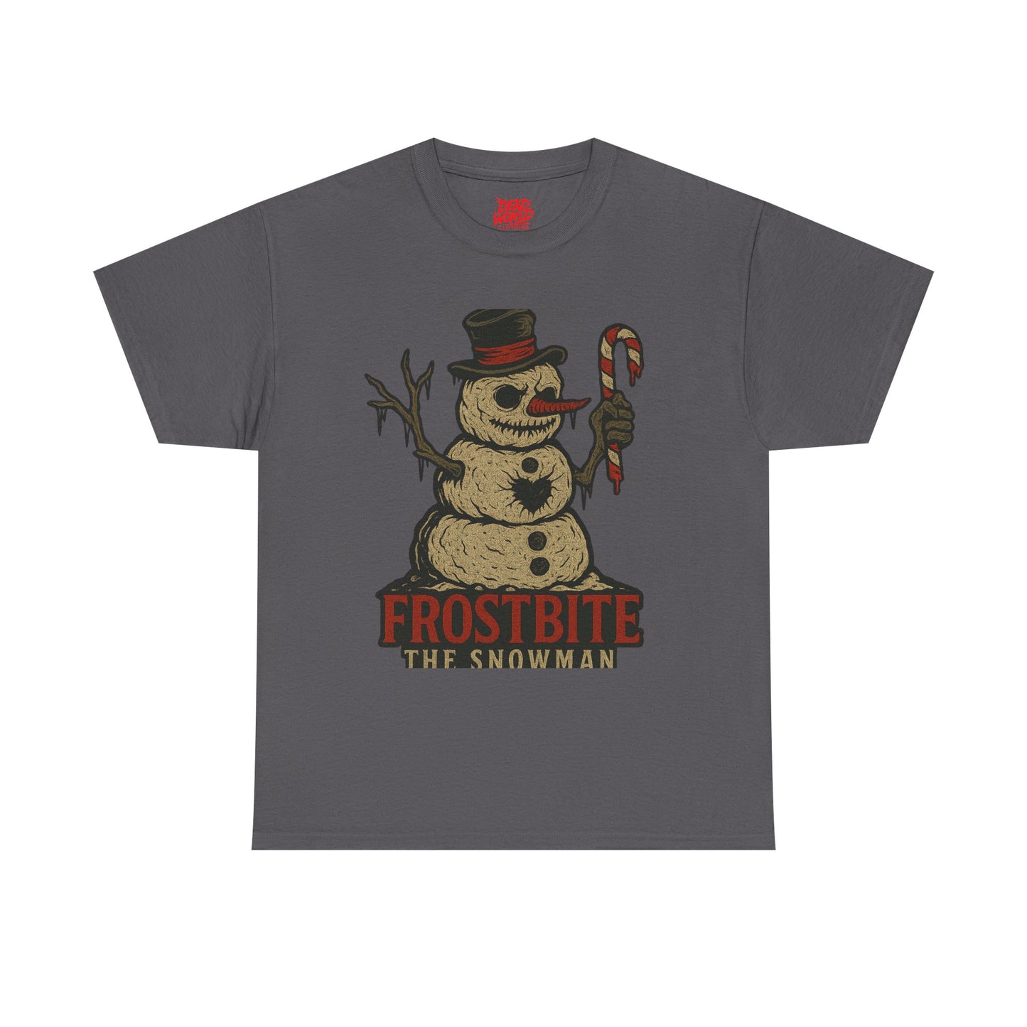 Frostbite the Snowman Vintage Horror Holiday T-Shirt