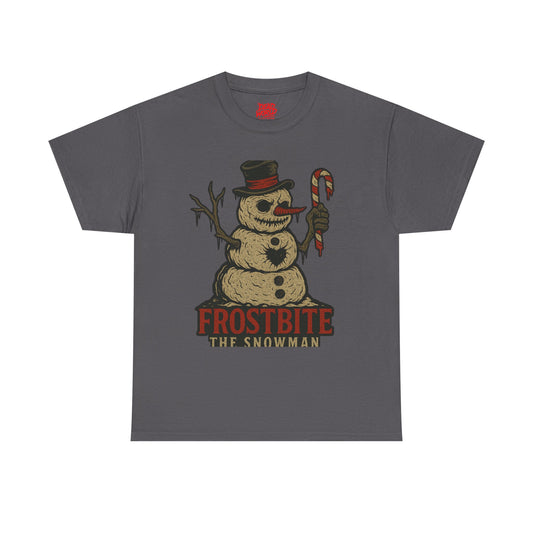Frostbite the Snowman Vintage Horror Holiday T-Shirt